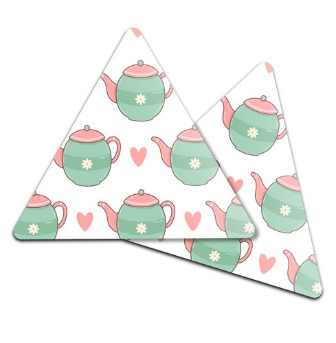 Triangle coaster cute - -,