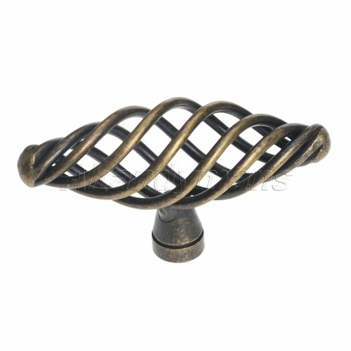 Retro brass twist cage spiral - retro,