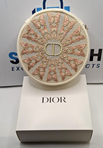 Dior beauty gold makeup bag - makeup,