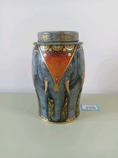 Williamson Tea Elephant Tin Caddy Collectable Storage #389