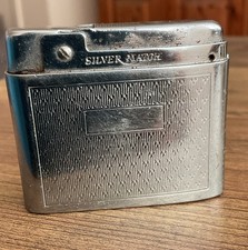 Vintage British Butanic  "Silver match" Cigarette Lighter: Untested