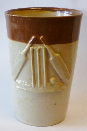 Victorian china beaker - beaker,