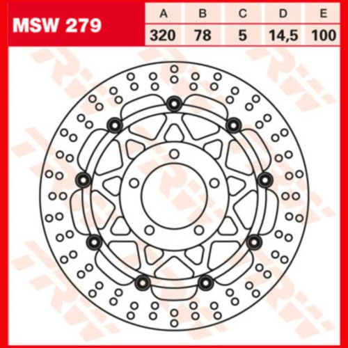 Brake disc - , trw