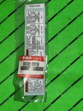 Suzuki Oem Nos SV 650