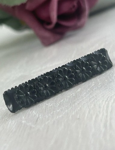 Antique victorian black floral - black,