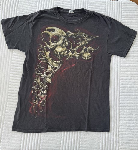 Vintage goth skull - vintage,