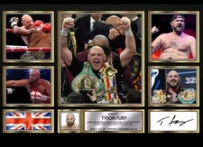 Tyson Fury Reproduction Signed