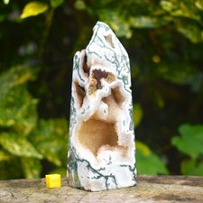 Moss Agate Druzy Tower |