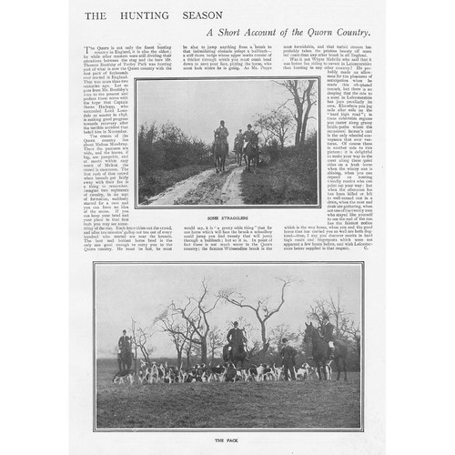 Fox hunting scenes the - hunting, in