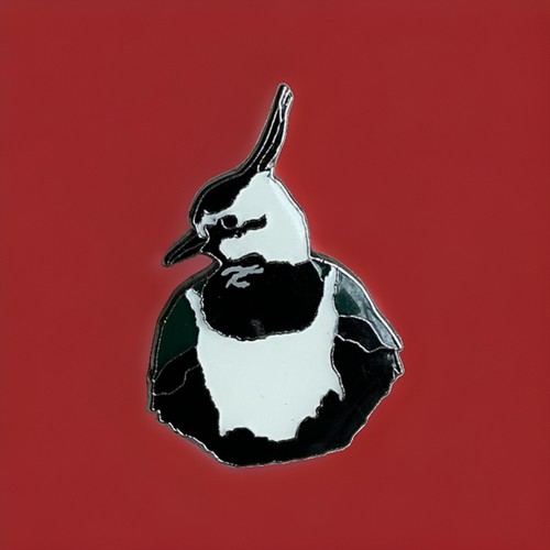 Rspb pin badge lapwing no - rspb-pin,