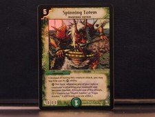 Duel Masters 5/55 SPINNING TOTEM Super Rare Foil Trading Card 2005 Wizards WOC