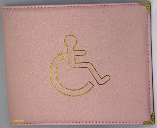 Leather disabled parking - pu,