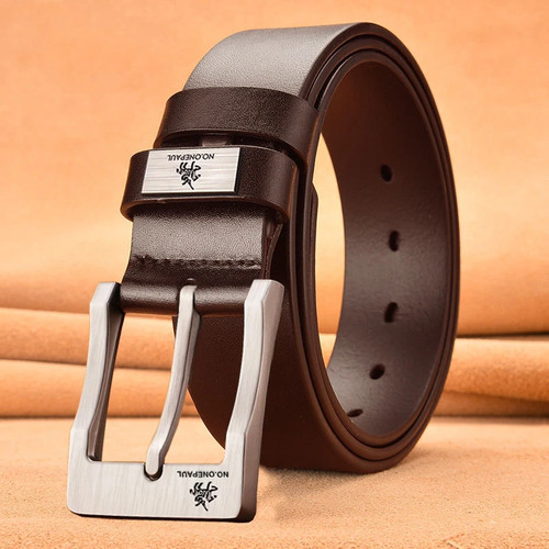 Men leather belt metal - men,