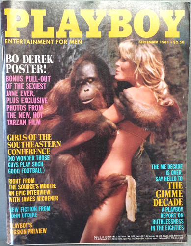 Playboy magazine sep 1981 - magazine,