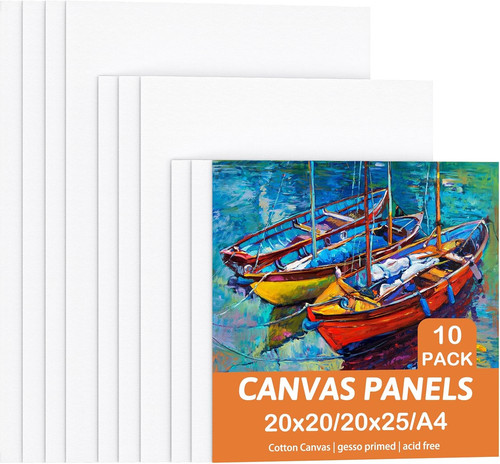 Canvas panels set blank - set, 10