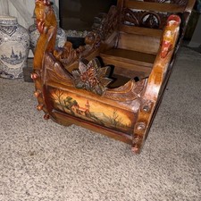  Antique German hand carved
