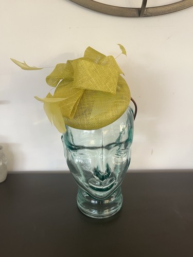 Citrus lime pillbox - , fascinator