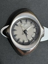 Oakley Crush Watch Case Silver Dial (Not Working, For Parts, Spare Parts)