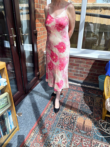 Coast cream pink floral silk - coast, &