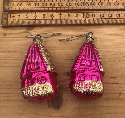 Two vintage mercury glass - mercury,