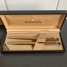 Sheaffer White Dot 23k Gold