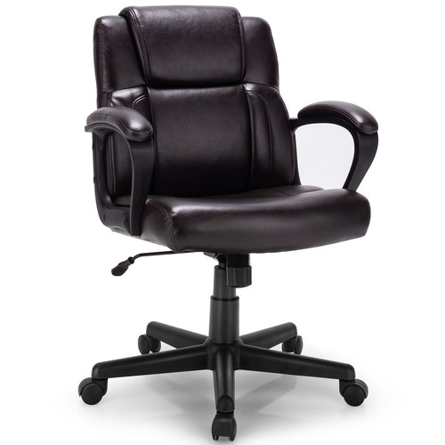 Leather office chair modern - pu,