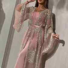 Abaya Dubai Muslim Dress High Class Sequins Embroidery Lace Kaftan gift Hot