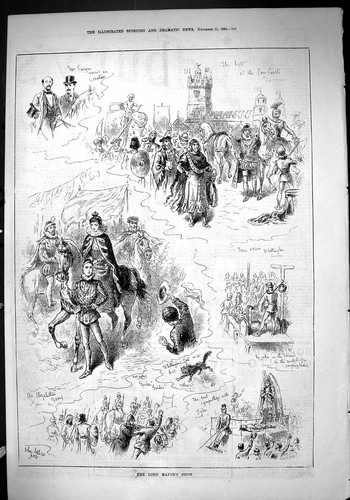 Old 1884 lord mayors show - lord,