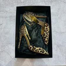 Dsquared2 Heels Vintage Fashion Rare Designer Runway Cheetah