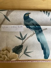 Handmade Lampshade Oriental Bird Teal Green Blue Gold Ashley Wilde Drum cm 20 30