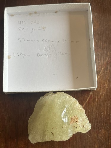 Libyan desert glass meteorite - libyan,