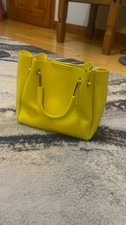 Faith Light Yellow Drawstring Handbag