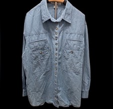 Silhouette Denim Button Up