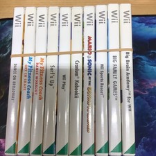 Nintendo Wii - 10 game bundle