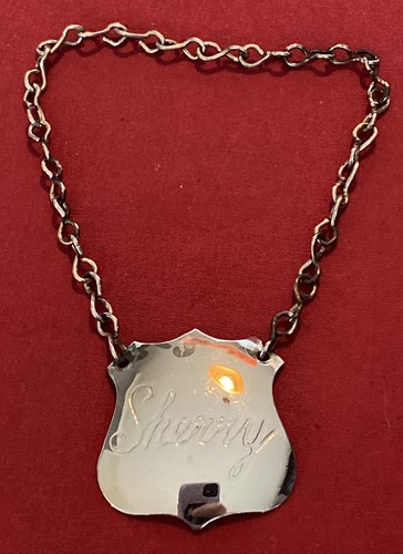 Vintage silver plated sherry - vintage,