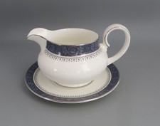 Royal Doulton - Sherbrooke H5009 - Sauce / Gravy Jug with Saucer