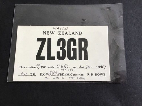 Vintage qsl radio - vintage,