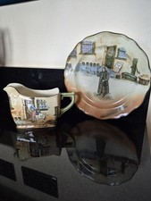 Royal Doulton Dickens Ware Mr Pickwick Jug Mr Squeers Plate