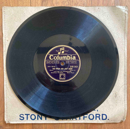 Columbia 143 10 inch 78 - columbia, db