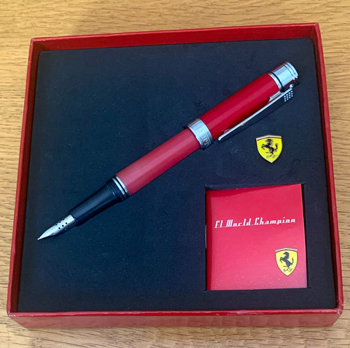 Ferrari red metal - metal, pen