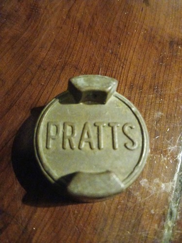 Vintage brass pratts petrol - pratts,