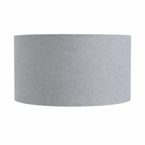 Grey fabric drum - grey, lamp