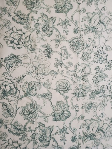 Vintage green white large - white,