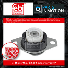 Gearbox Mounting fits FIAT SEICENTO 187 1.1 Rear Left 98 to 10 Transmission Febi