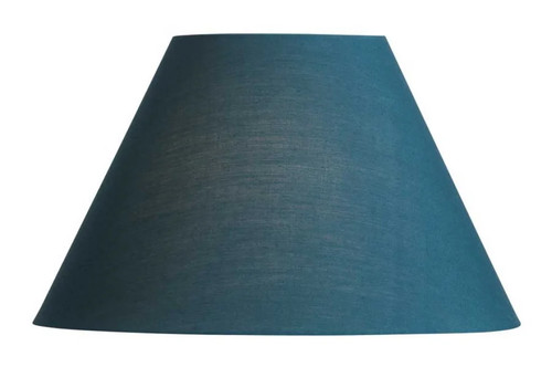 Lampshade blue coolie - blue, 8"