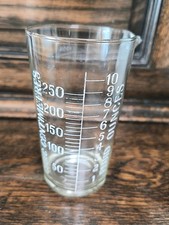 Johnson's Of Hendon Apothecary Chemist Vintage Cubic Measuring Glass Jug Cup