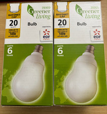 2 x 20W Tesco Greener Living