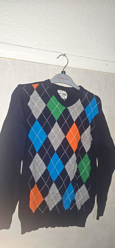 Matalan men navy argyle - m,