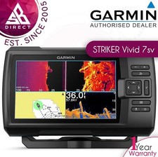 Garmin STRIKER Vivid 7sv - 7'' Marine GPS Fish Finder Display│Sonar│Wi-Fi│IPX7