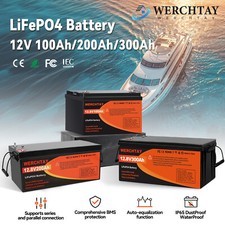 12V 300Ah 100Ah Lithium